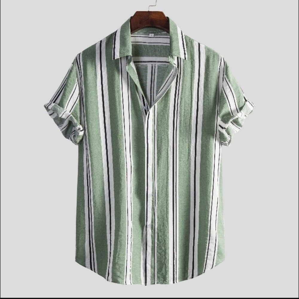 Stripe It Rich - Men's Casual Shirt