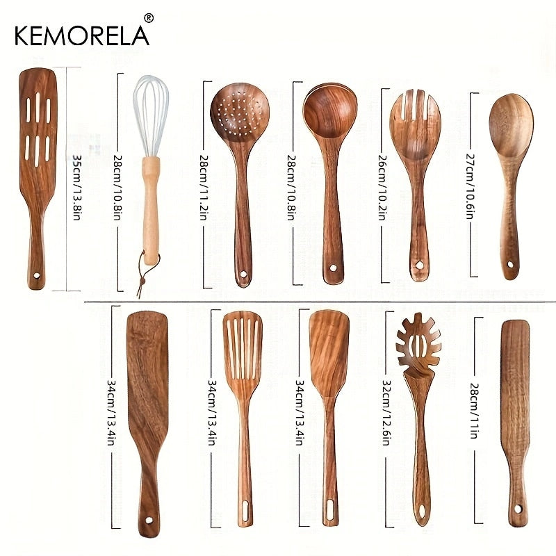 The Wooden Wonders - 11 Pieces Cooking Set