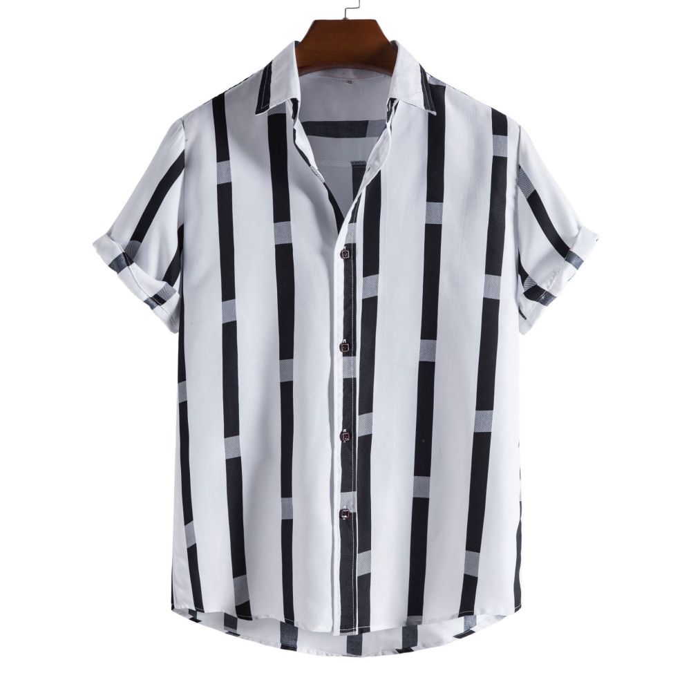 Stripe It Rich - Men's Casual Shirt