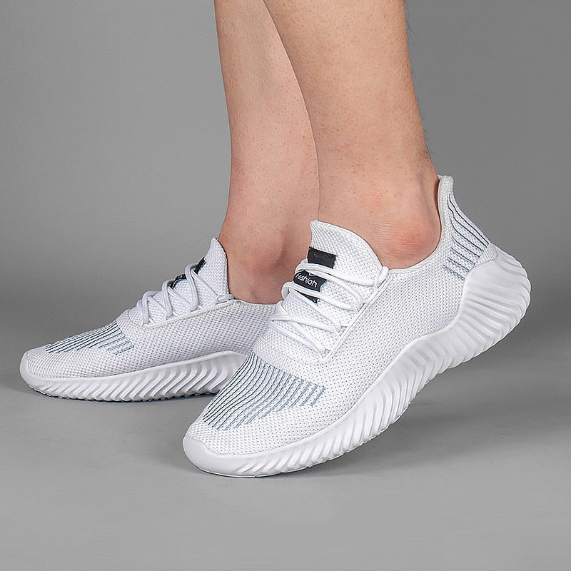 AthleLux Men's Sneakers, White